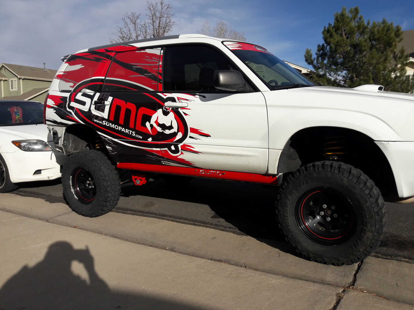 SUMO SUBARU Rock Slider (SRS) Steel Base – Subaru Forester (1998–2008)