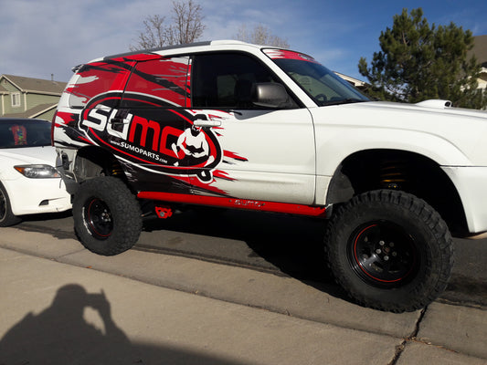 SUMO SUBARU Rock Slider (SRS) Steel Base – Subaru Forester (1998–2008)