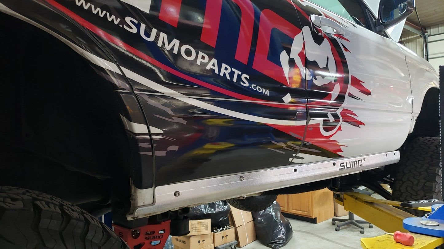 SUMO SUBARU Rock Slider (SRS) Aluminum Base – Subaru Forester (1998–2008)