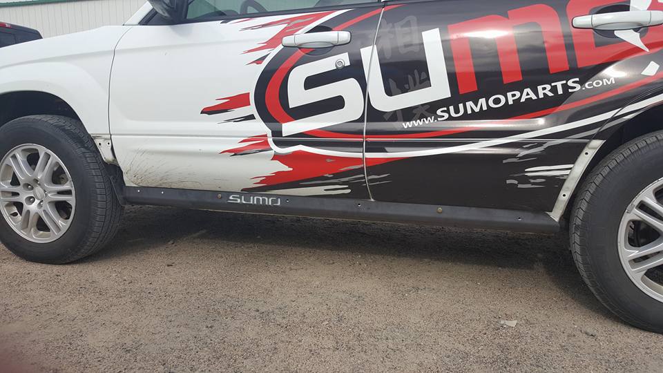 SUMO SUBARU Rock Slider (SRS) Steel Base – Subaru Forester (1998–2008)
